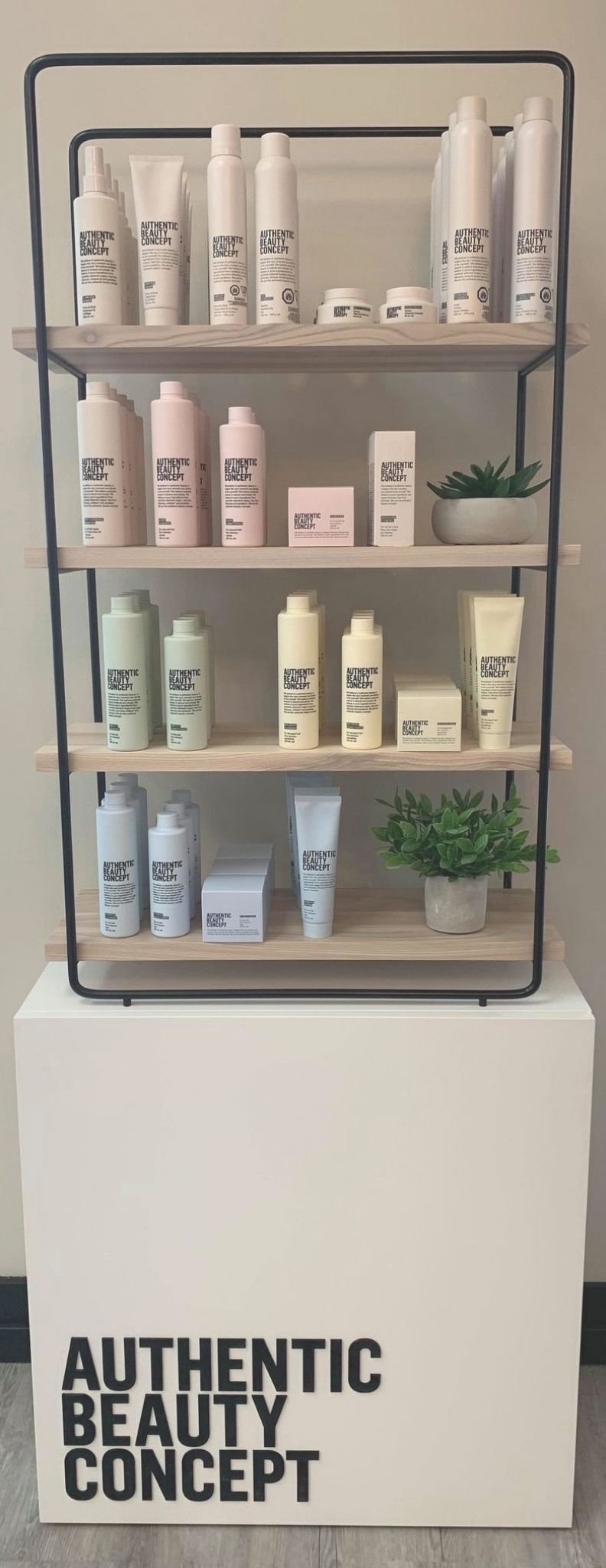 Our Authentic Beauty Concept display
